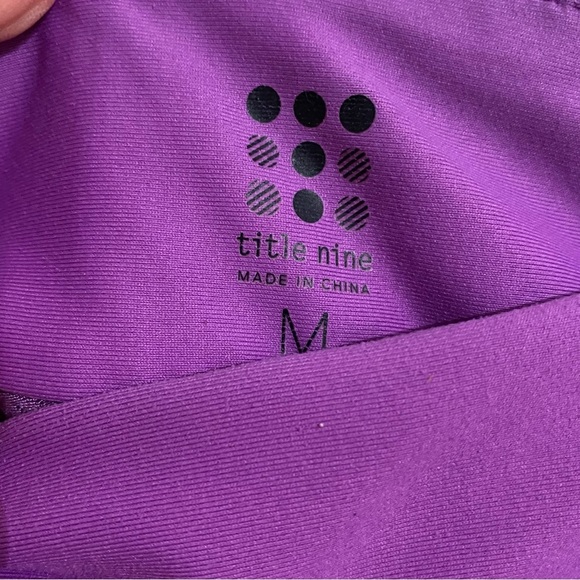 Title Nine Purple Tennis Skirt Golf Pickleball Activewear Tenniscore Medium - Picture 3 of 7